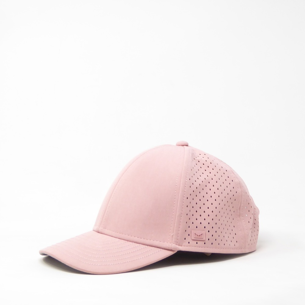 Melin Mens A-Game Hydro Hat Pink Perforated Performance Snapback XL